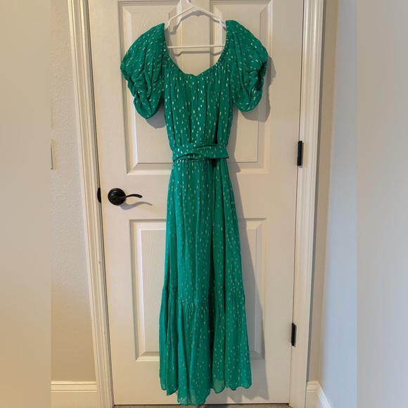 NWT Lilly Pulitzer Tamie off the shoulder dress. Size large - Picture 4 of 6